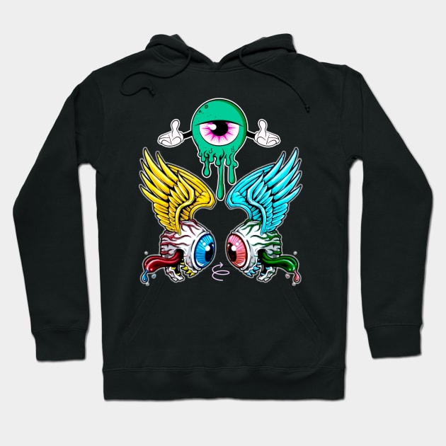 Three Eyes Hoodie by CazzyShop